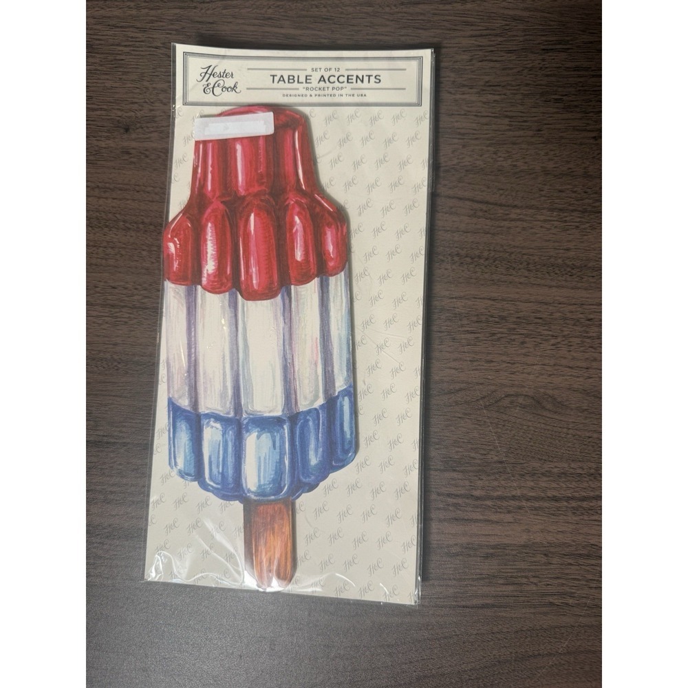 Hester & Cook - Rocket Pop Table Accents‎ 12ct - KP855